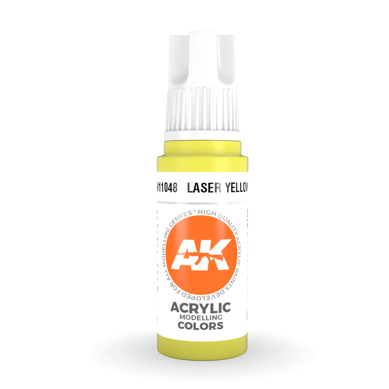 AK Interactive 3rd Gen Acrylic - Laser Yellow 17ml AK11048