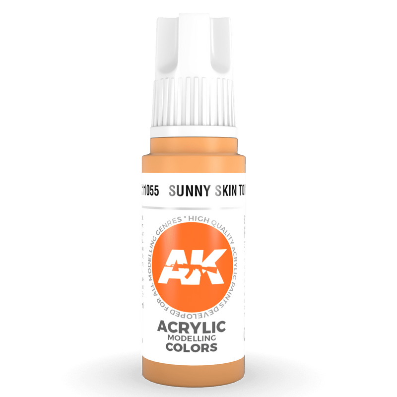 AK Interactive 3rd Gen Acrylic - Sunny Skin Tone 17ml AK11055
