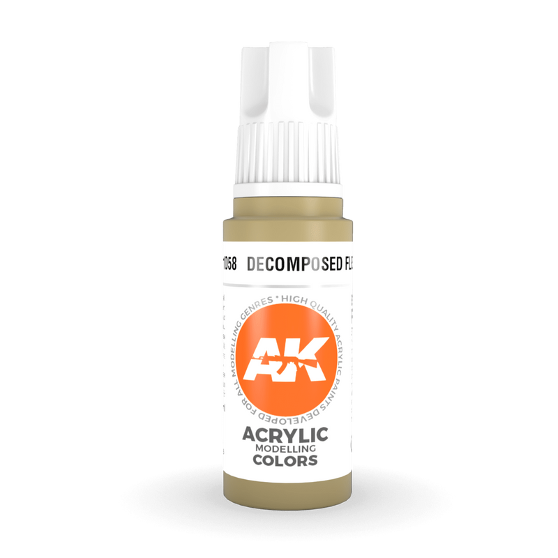 AK Interactive 3rd Gen Acrylic - Decomposed Flesh 17ml AK11058