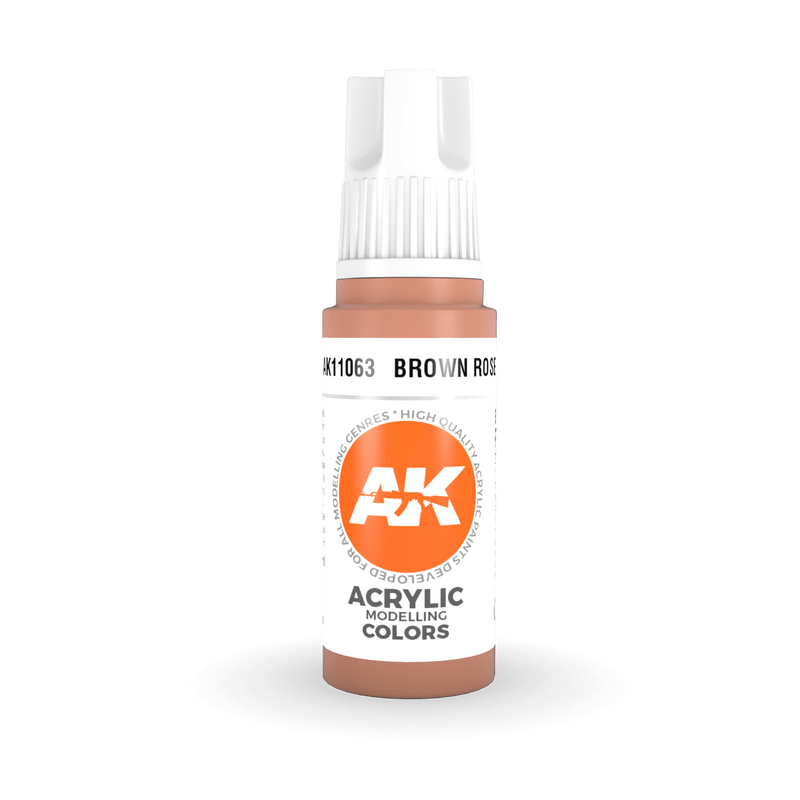 AK Interactive 3rd Gen Acrylic - Brown Rose 17ml AK11063