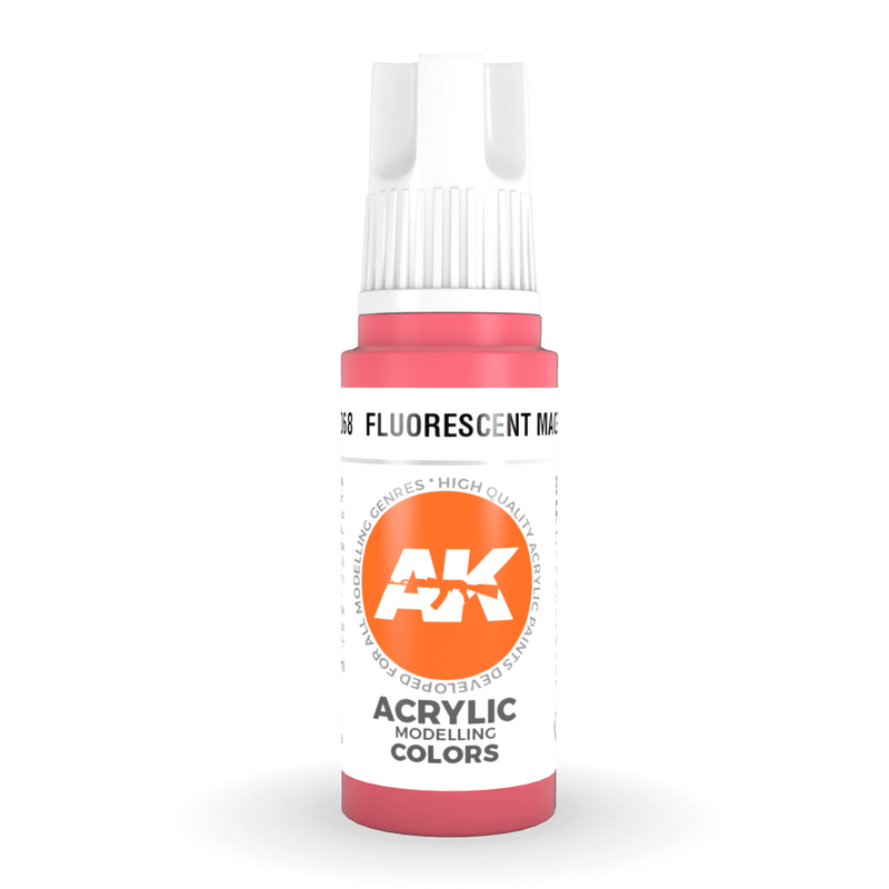 AK Interactive 3rd Gen Acrylic - Fluorescent Magenta 17ml AK11068