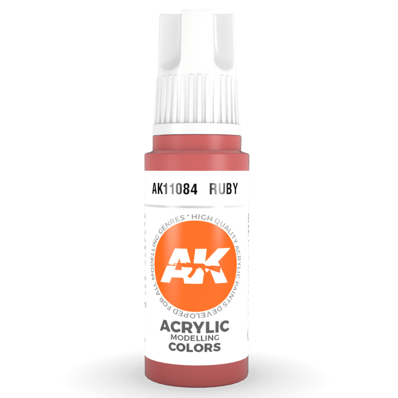 AK Interactive 3rd Gen Acrylic - Ruby 17ml AK11084
