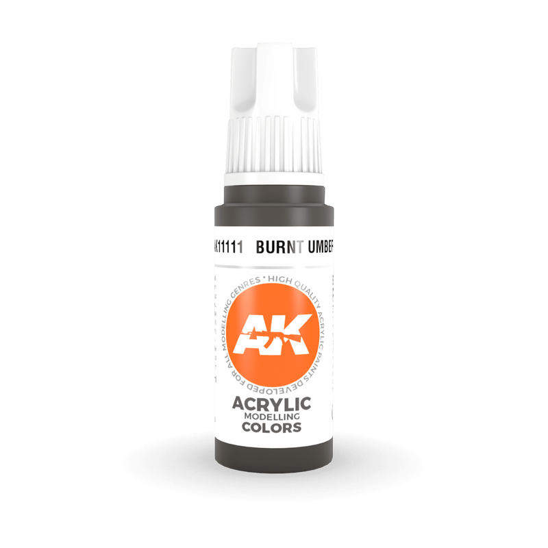AK Interactive 3rd Gen Acrylic - Burnt Umber 17ml AK11111