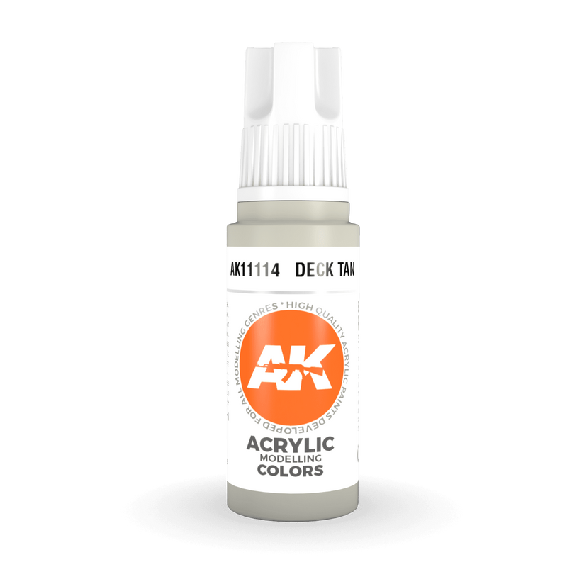 AK Interactive 3rd Gen Acrylic - Deck Tan 17ml AK11114