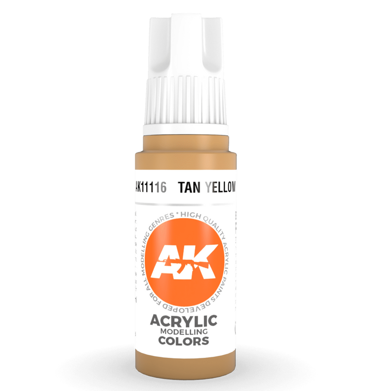 AK Interactive 3rd Gen Acrylic - Tan Yellow 17ml AK11116