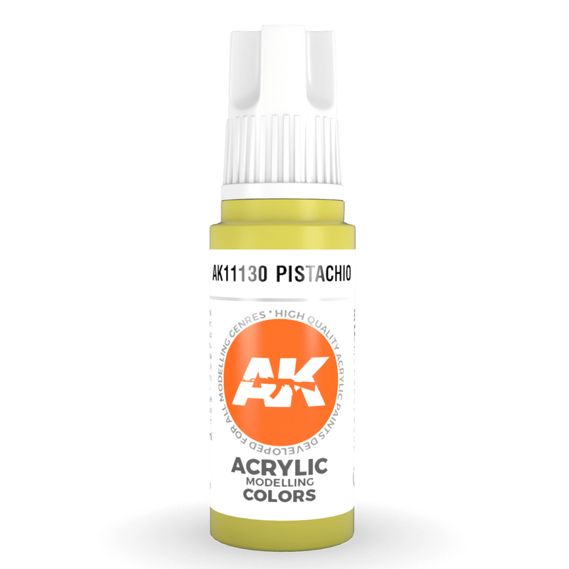 AK Interactive - 3rd Gen Acrylic - Pistachio (was Mustard) 17ml AK11130