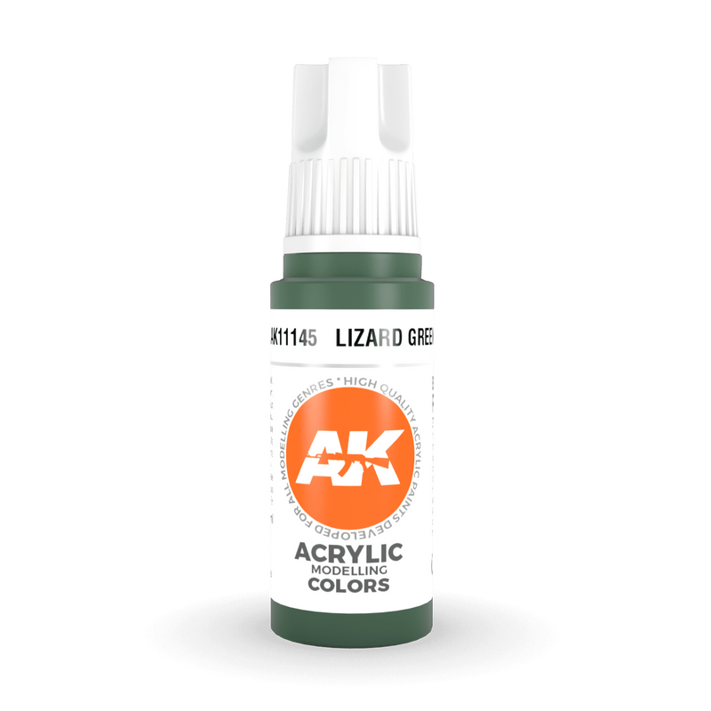 AK Interactive 3rd Gen Acrylic - Lizard Green 17ml AK11145