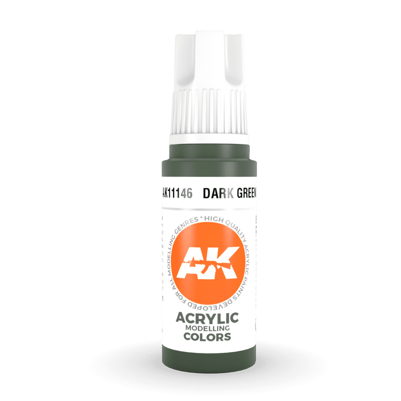 AK Interactive 3rd Gen Acrylic - Dark Green 17ml AK11146