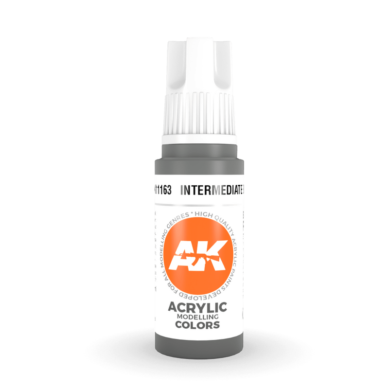 AK Interactive 3rd Gen Acrylic - Intermediate Blue 17ml AK11163