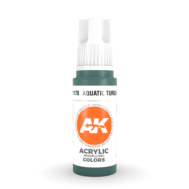 AK Interactive 3rd Gen Acrylic - Aquatic Turquoise 17ml AK11170