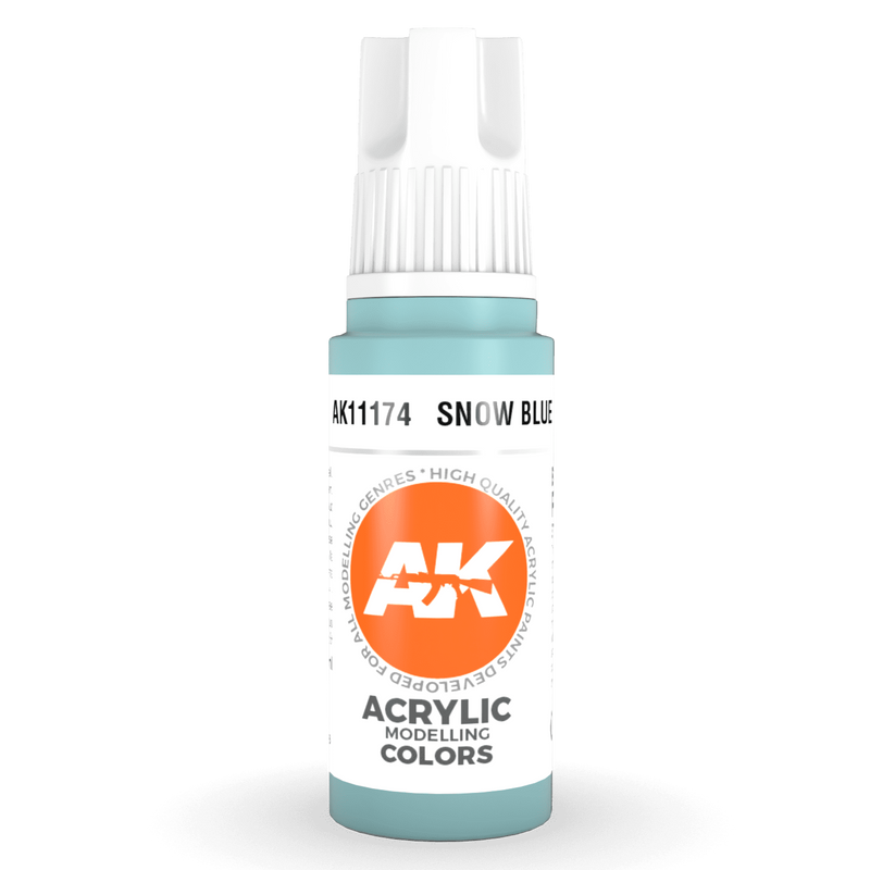 AK Interactive 3rd Gen Acrylic - Snow Blue 17ml AK11174