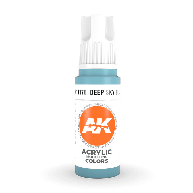 AK Interactive 3rd Gen Acrylic - Deep Sky Blue 17ml AK11176