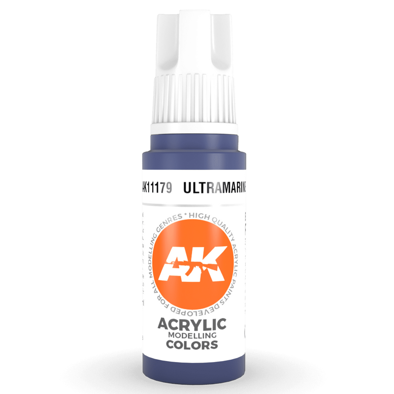 AK Interactive 3rd Gen Acrylic - Ultramarine 17ml AK11179