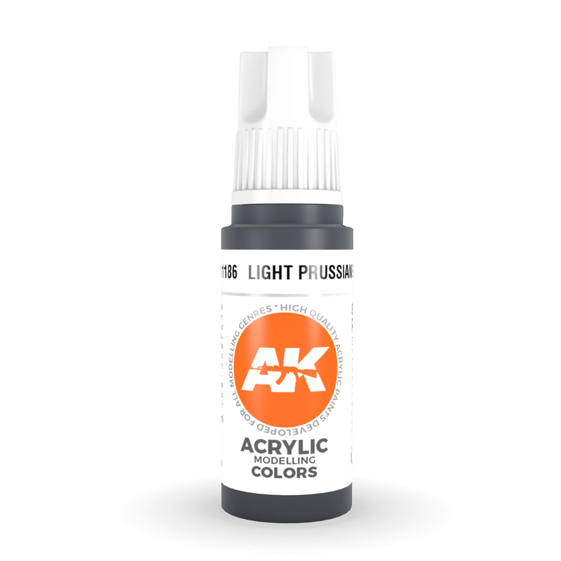 AK Interactive 3rd Gen Acrylic - Light Prussian Blue 17ml AK11186
