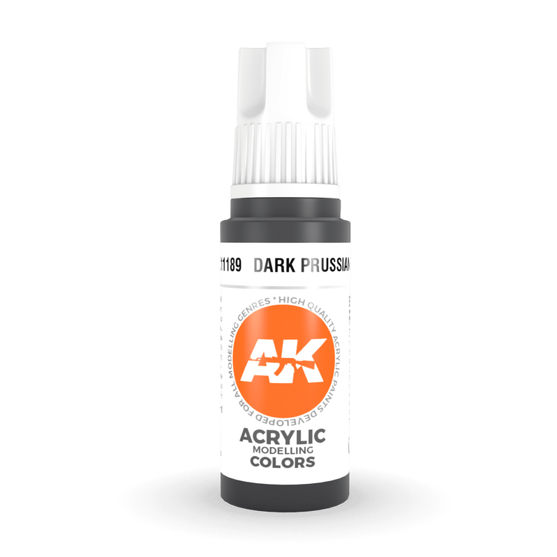 AK Interactive 3rd Gen Acrylic - Dark Prussian Blue 17ml AK11189