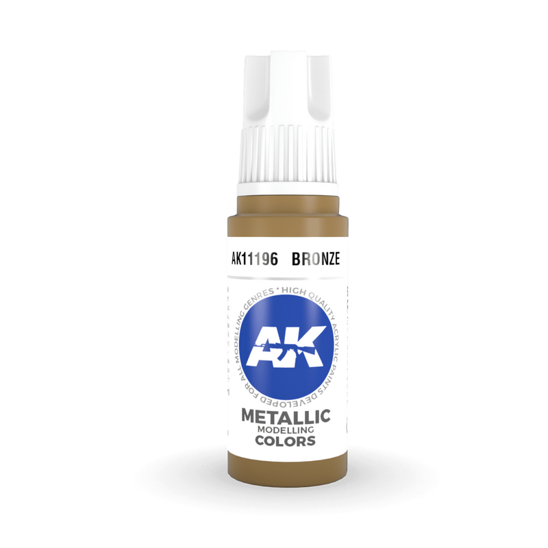 AK Interactive 3rd Gen Acrylic - Bronze 17ml AK11196