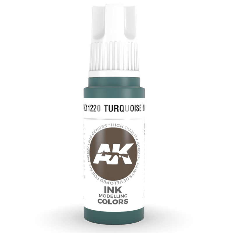 AK Interactive 3rd Gen Acrylic - Turquoise INK 17ml AK11220