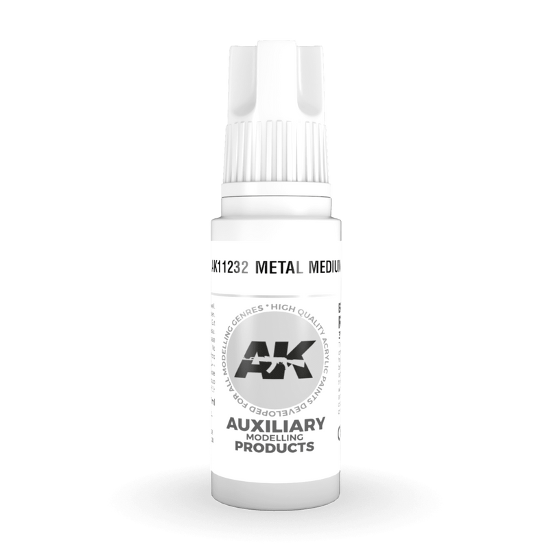 AK Interactive 3rd Gen Acrylic - Metal Medium 17ml AK11232