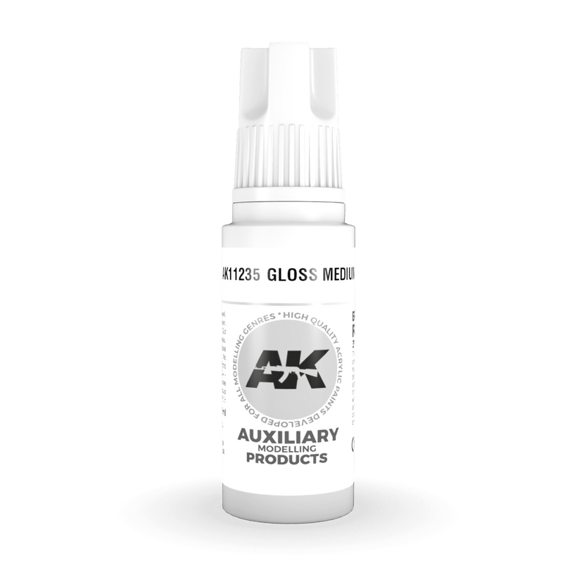 AK Interactive 3rd Gen Acrylic - Gloss Medium 17ml AK11235