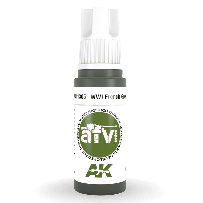 AK Interactive 3rd Gen Acrylic - WWI French Brown 17ml AK11304