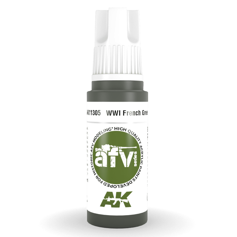 AK Interactive 3rd Gen Acrylic - WWI French Green 1 17ml AK11305