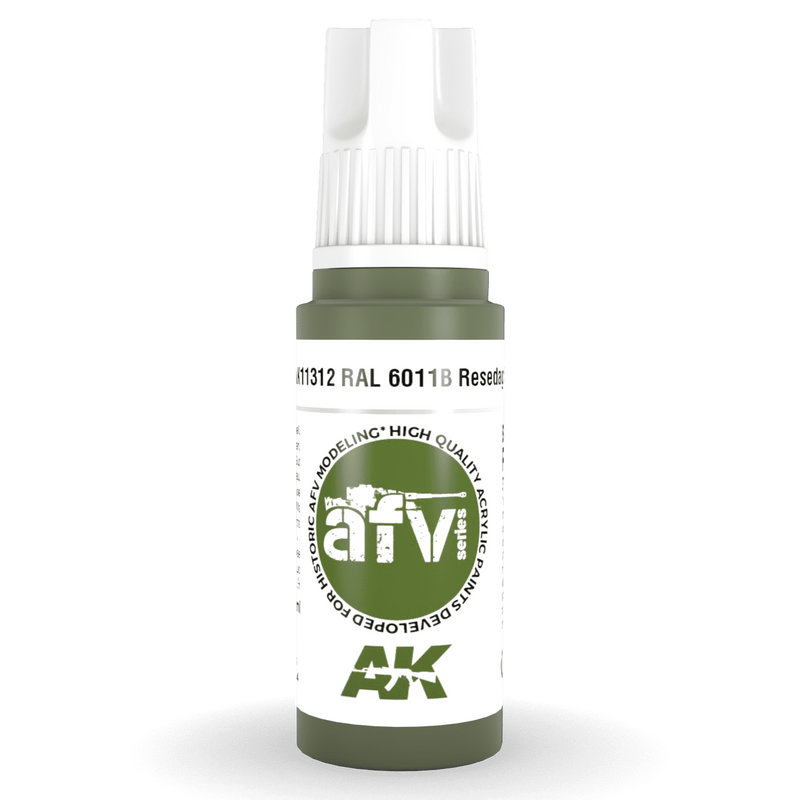 AK Interactive 3rd Gen Acrylic - RAL 6011B Resedagrün 17ml AK11312