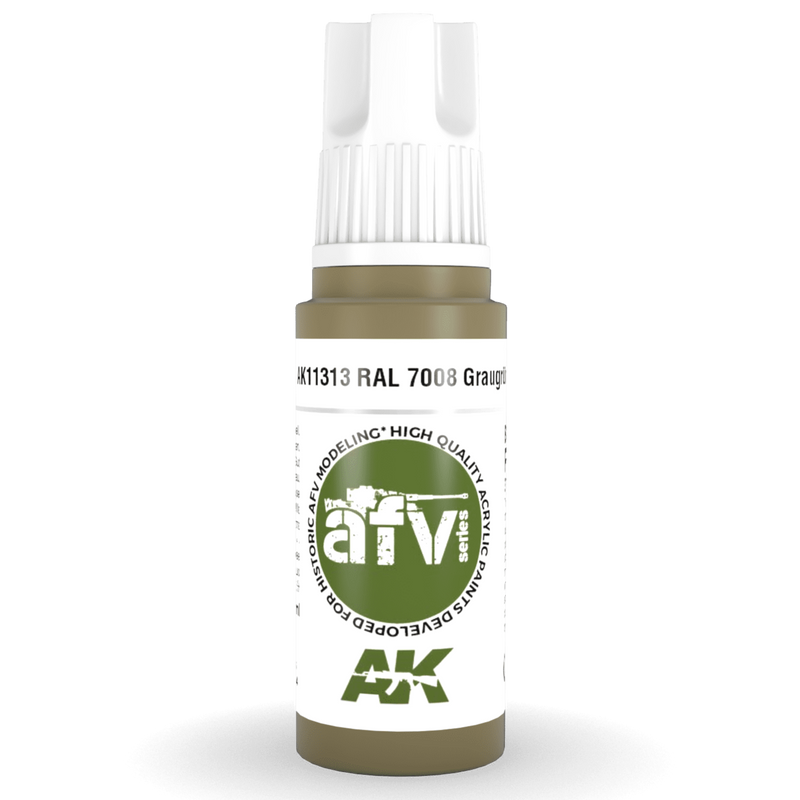 AK Interactive 3rd Gen Acrylic - RAL 7008 Graugrün 17ml AK11313