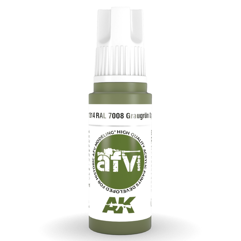 AK Interactive 3rd Gen Acrylic - RAL 7008 Graugrün Opt 2 17ml AK11314