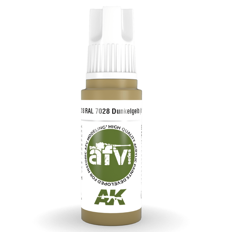 AK Interactive 3rd Gen Acrylic - RAL 7028 Dunkelgelb (Initial) 17ml AK11318