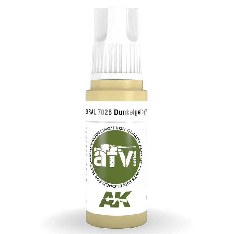 AK Interactive 3rd Gen Acrylic - RAL 7028 Dunkelgelb (Variant) 17ml AK11320