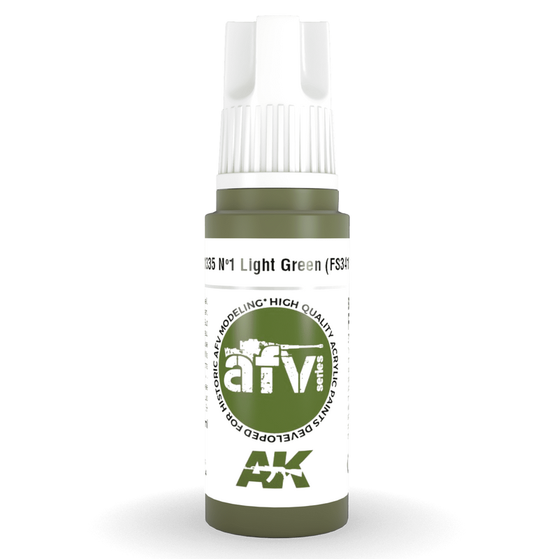 AK Interactive 3rd Gen Acrylic - Nº1 Light Green (FS34151) 17ml (AK11335)