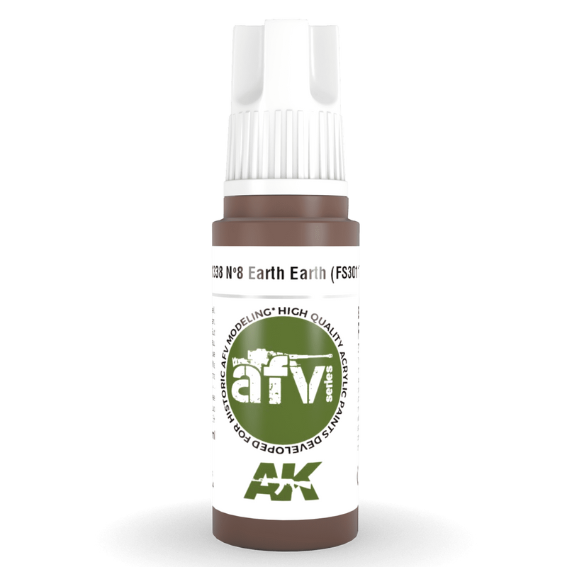 AK Interactive 3rd Gen Acrylic - Nº8 Earth Red (FS30117) 17ml (AK11338)