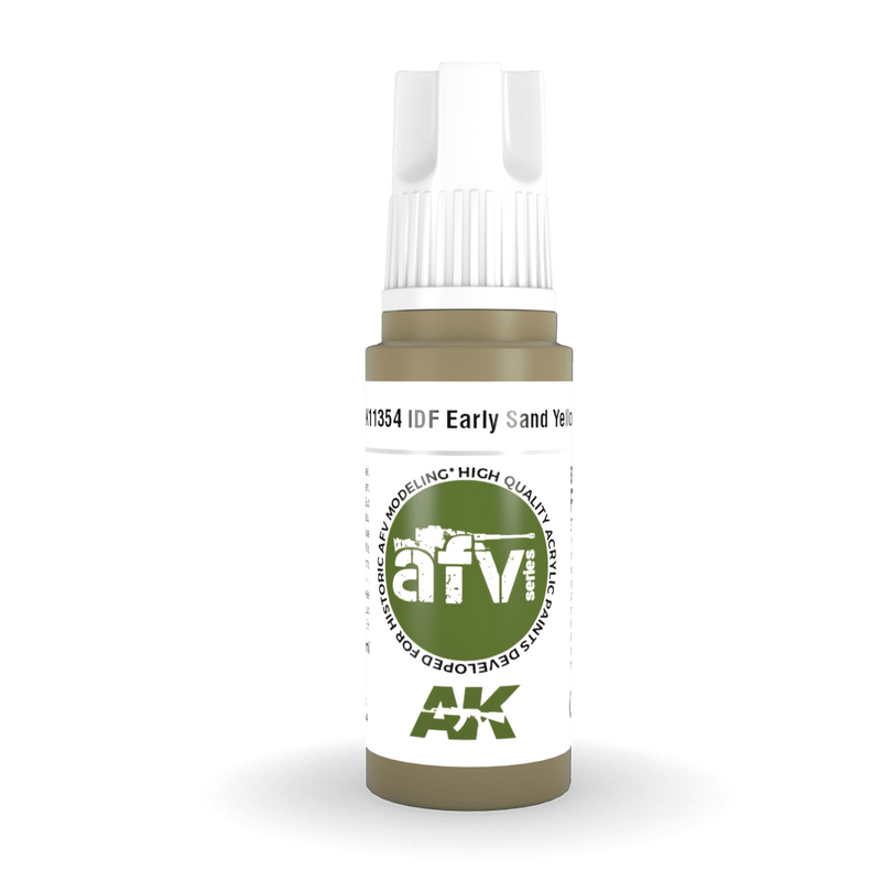 AK Interactive 3rd Gen Acrylic - IDF Early Sand Yellow 17ml AK11354