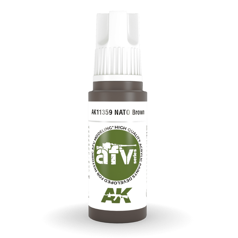 AK Interactive 3rd Gen Acrylic - NATO Brown 17ml AK11359