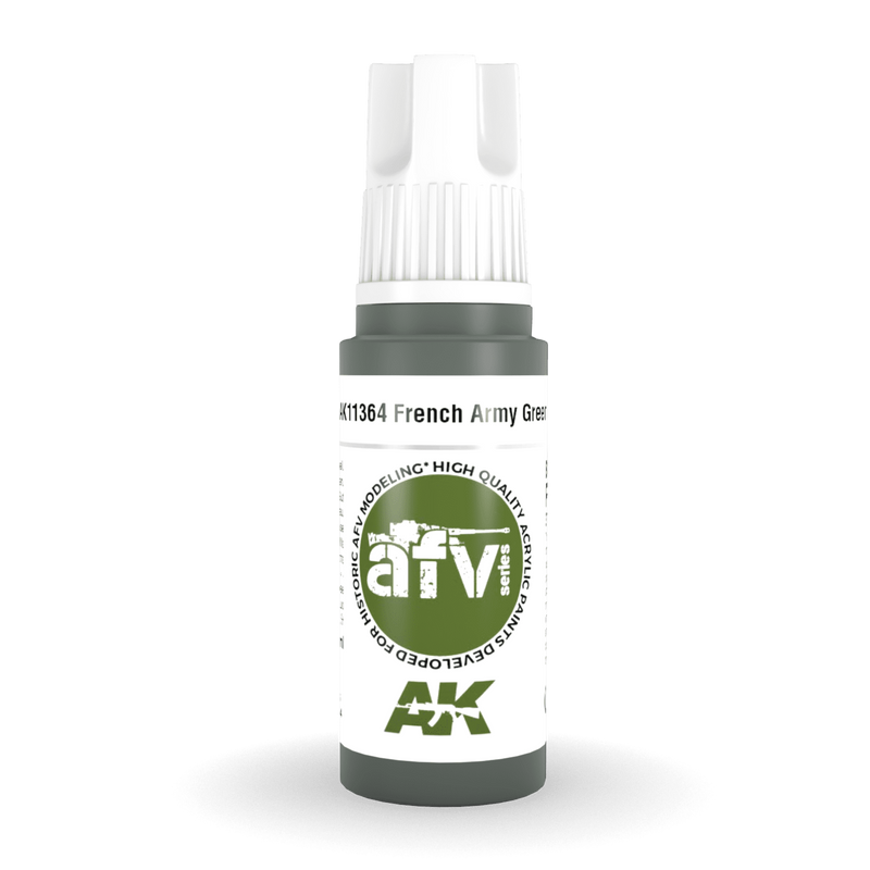 AK Interactive 3rd Gen Acrylic - French Army Green 17ml AK11364