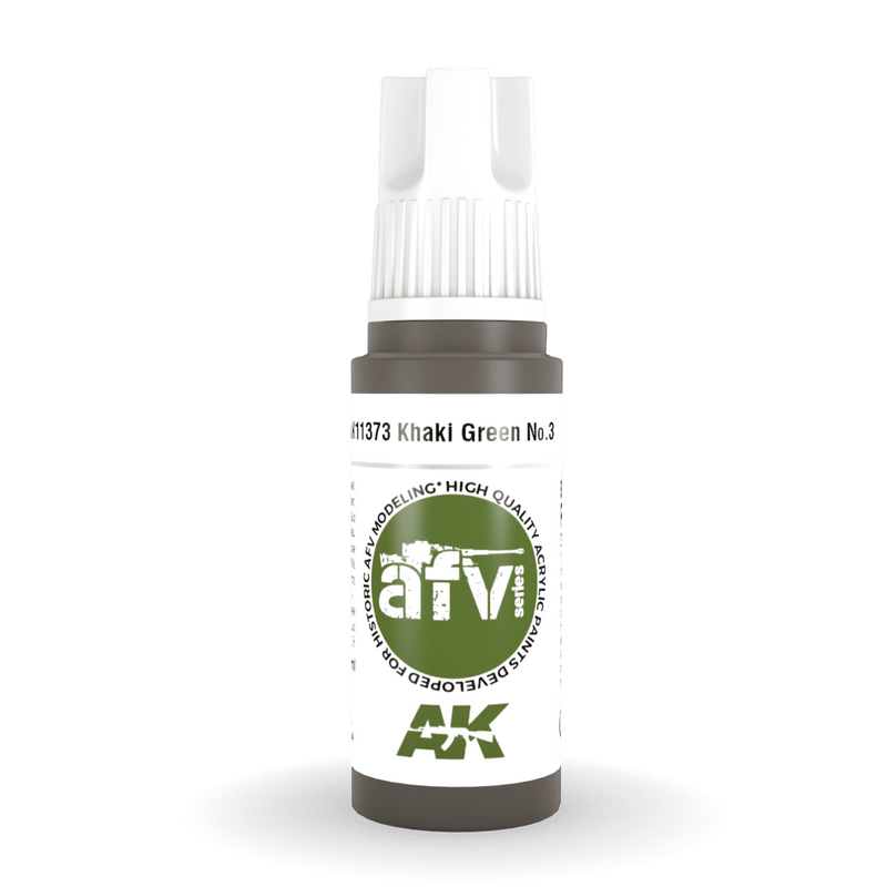 AK Interactive 3rd Gen Acrylic - Khaki Green Nº3 17ml (AK11373)