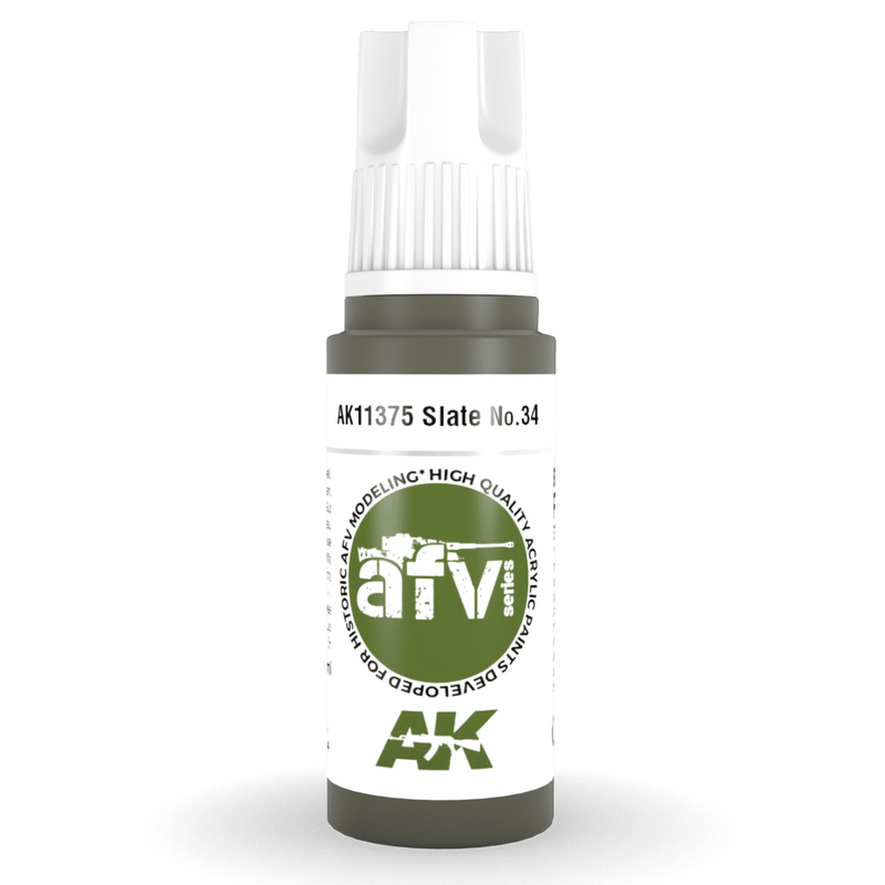 AK Interactive 3rd Gen Acrylic - Slate No.34 17ml AK11375