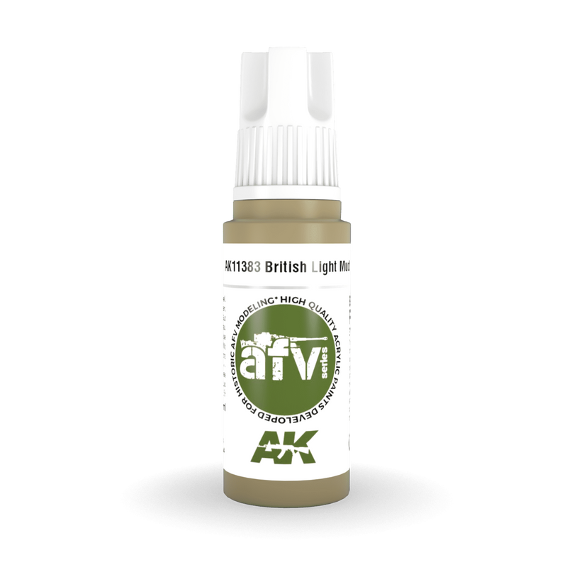AK Interactive 3rd Gen Acrylic - British Light Mud 17ml AK11383