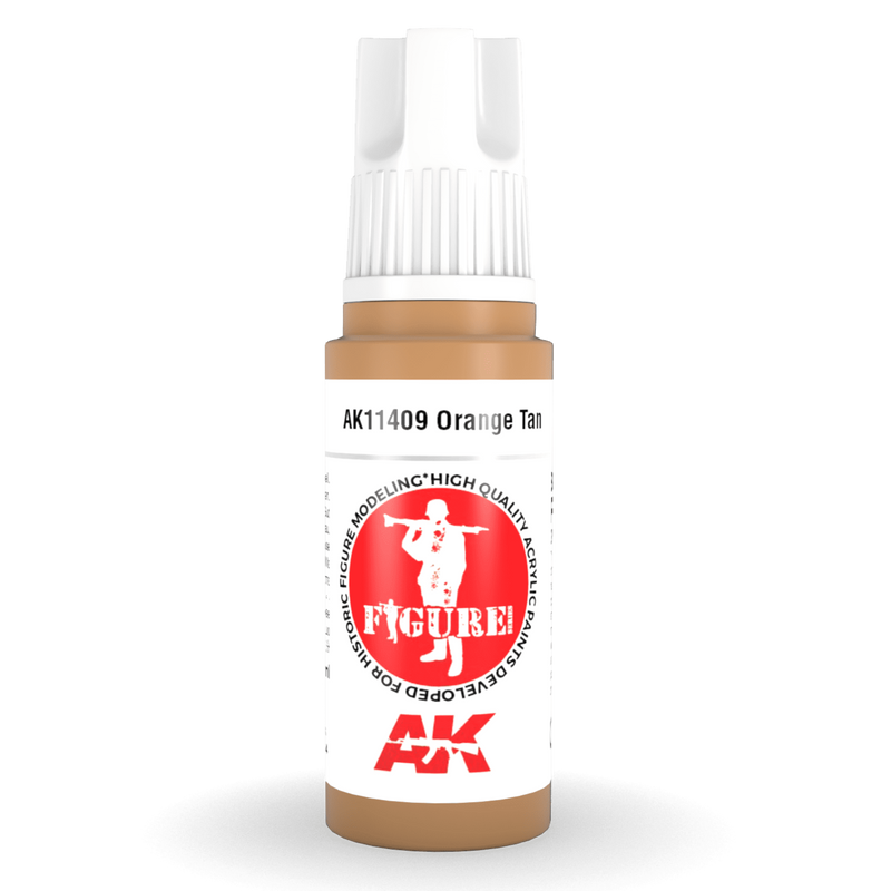 AK Interactive 3rd Gen Acrylic - Orange Tan 17ml AK11409