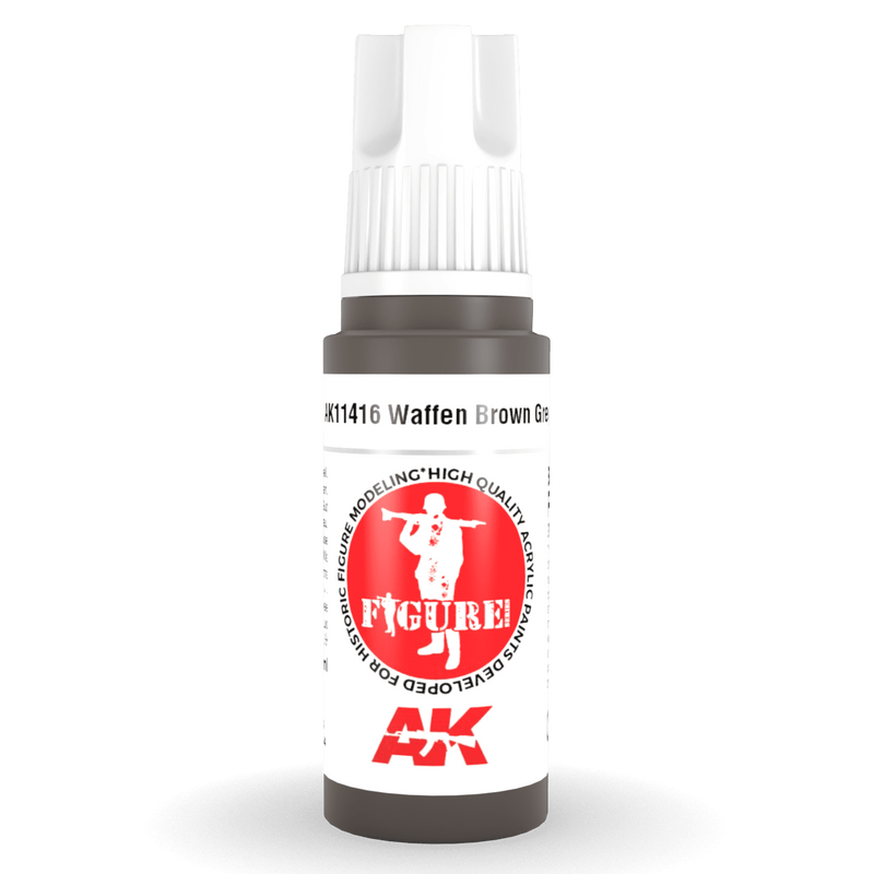 AK Interactive 3rd Gen Acrylic - Waffen Brown Grey 17ml AK11416