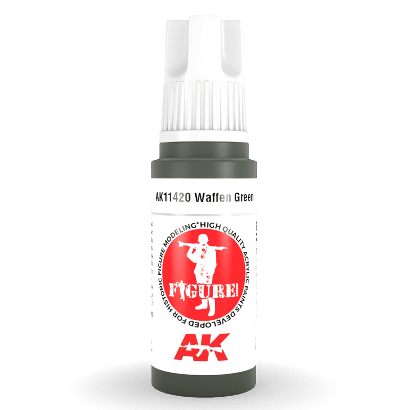 AK Interactive 3rd Gen Acrylic - Waffen Green 17ml AK11420