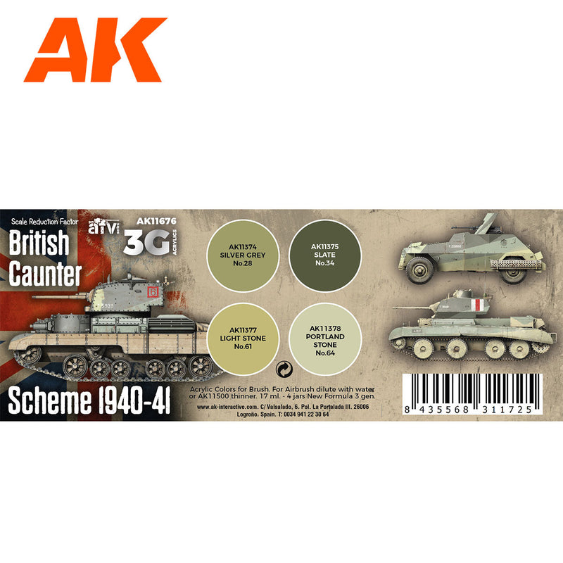 AK Interactive - British Caunter Scheme 1940-1941