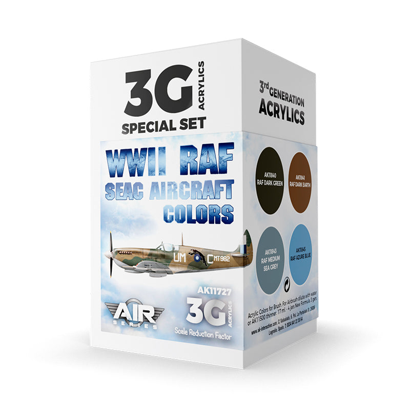 AK Interactive - WWII RAF SEAC Aircraft Colors Set 3G