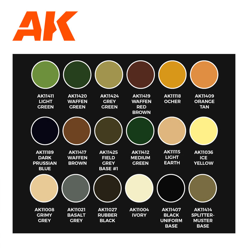 AK Interactive Signature Set - WWII German Uniforms by Calvin Tan AK11759