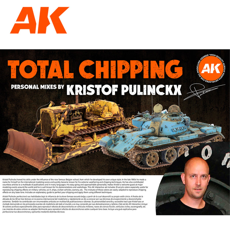 AK Interactive Signature Set - Total Chipping by Kristof Pulinckx AK11767