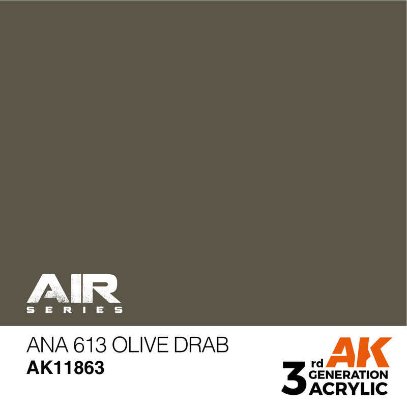 AK Interactive 3rd Gen ANA 613 Olive Drab AK11863