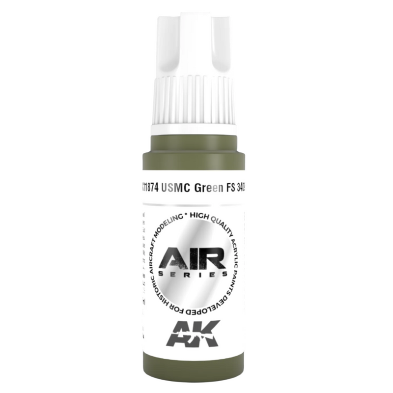 AK Interactive 3rd Gen Air Series: USMC Green FS 34095 17ml AK11874