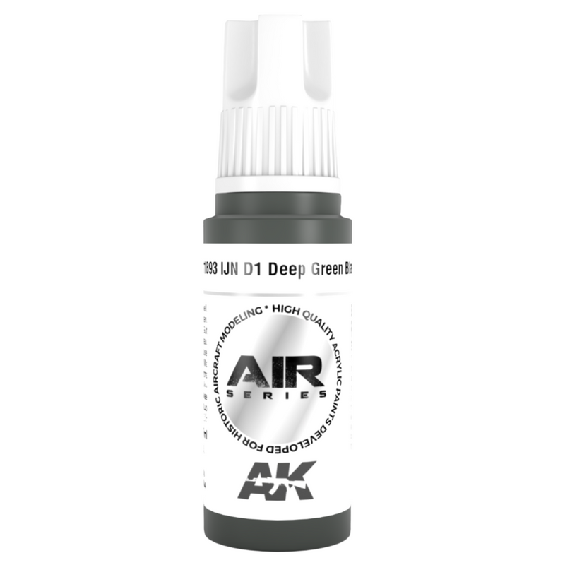 AK Interactive 3rd Gen Acrylic IJN D1 Deep Green Black AK11893