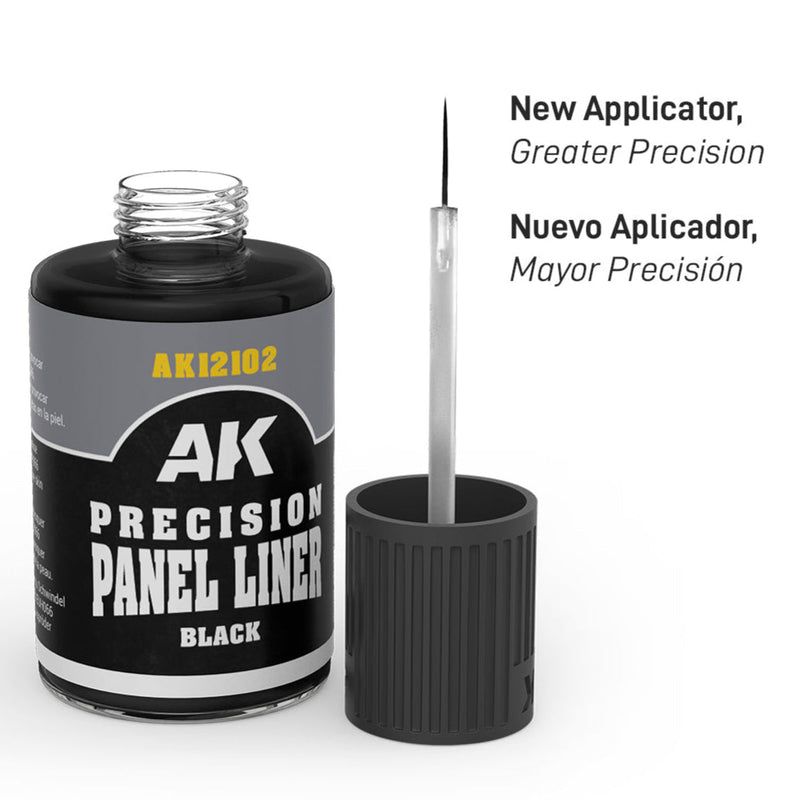 AK Interactive Precision Panel Liner - Black