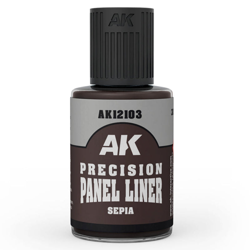 AK Interactive Precision Panel Liner - Sepia